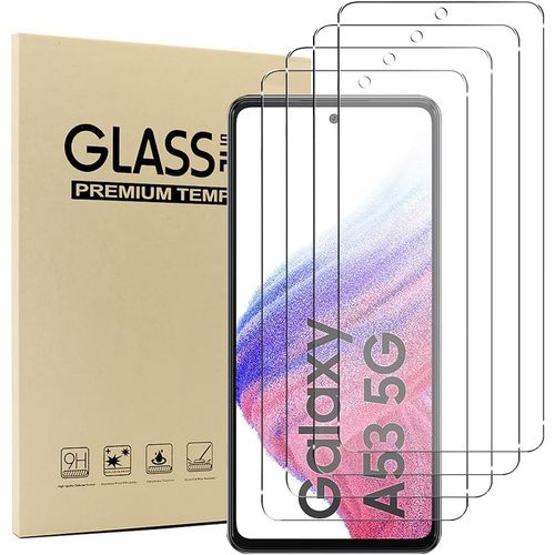 Verre Trempé Protection D'écran Samsung Galaxy A53 5g 9h Dureté 2.5d Bord Arrondi 0.26mm Ultra Fin Anti-Rayures Anti-Empreintes Transparent