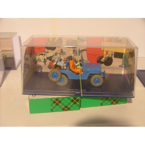 1/43, Voiture Tintin, La Jeep Bleue "Objectif Lune"