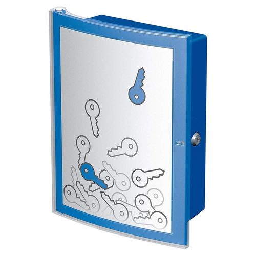 Han Boîte à clés design en polystyrène 63 clés, bleu