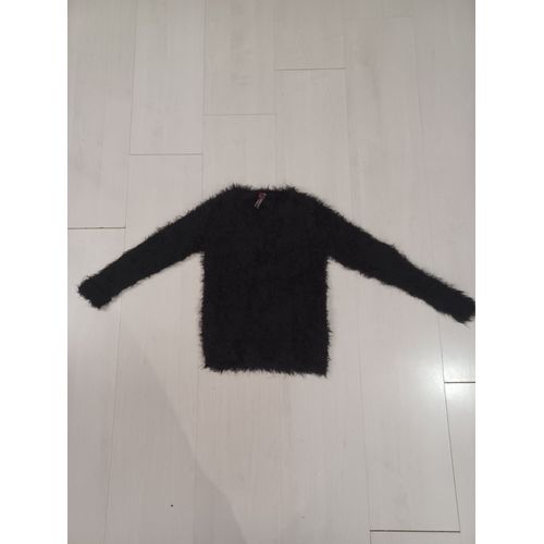 Pull Poilu Noir Taille 6 Ans