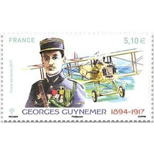Georges Huynemer Pilote Français Année 2017 Poste Aérienne N° 81 Yvert Et Tellier Kuxe