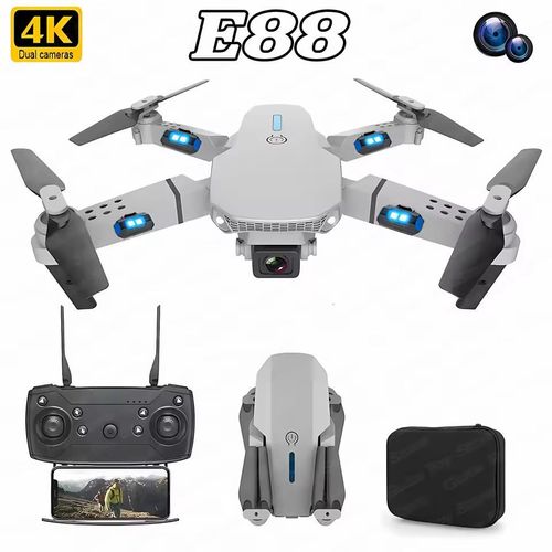 Drone E88 Pro Avec Wifi Et Fpv, Grand Angle, Caméra Hd 4k 2023 P, Quadrirotor Pliable-Kbdfa