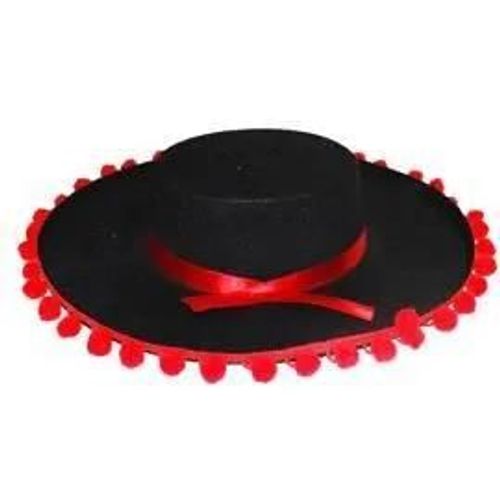 De Luxe!Ce Chapeau D'andalou Cordouan Est Idéal Comme Complément Pour Votre Déguisement Du Style Andalou, Sevillan Ou Cordouan Et