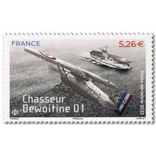 Chasseur Dewoitine D1 En Vol Année 2022 Poste Aérienne N° 92 Yvert Et Tellier Luxe