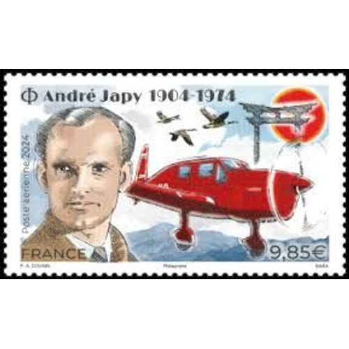 André Japy Pionnier De L'aviation Année 2024 Poste Aérienne N° 94 Yvert Et Tellier Luxe