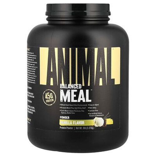 Animal, Poudre De Protéines Balanced Meal¿, Vanille, 2,27 Kg 