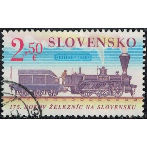 Slovaquie 2023 Oblitéré Used Railways 175 Ans Chemins De Fer Train Y&t Sk 885 Su