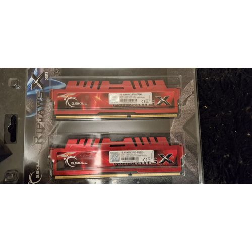 Kit Dual Channel DDR3 G.Skill Ripjaws X, 2  x 4 Go, PC3-12800, CAS 9
