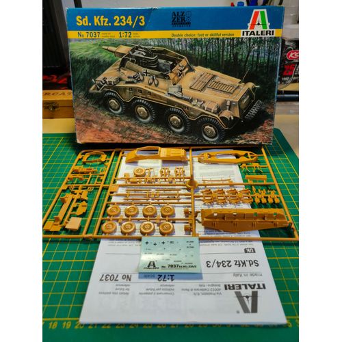 Maquette Char Italeri 1/72 : Sdkfz 234/3-Italeri