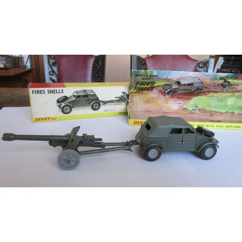 Dinky Volkswagen Kdf With 50 Mm Pak Anti Tank