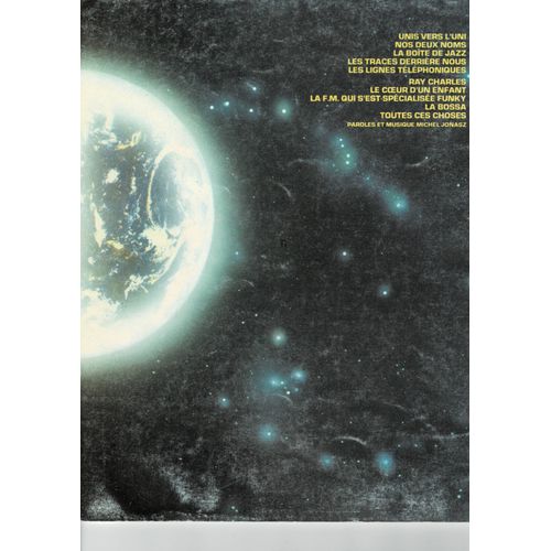Michel Jonasz Songbook Uni Vers L'uni
