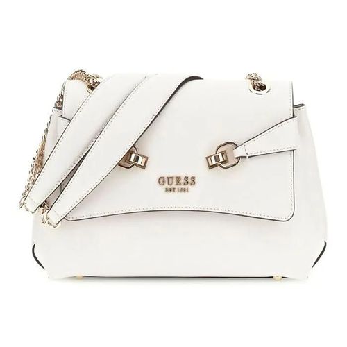 GUESS Sac à épaule crème pour femme - Lorelei Convertible Xbody Flap Bag Bone 300517
