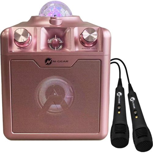 Enceinte de fête sans fil Bluetooth - Set karaoké - N-GEAR Disco Star 710 Space Pink