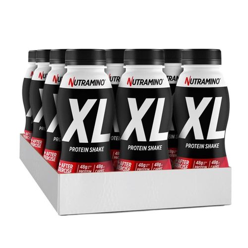 Pack Xl Shake (12x475ml)|Fraise|Boissons Protéinées|Nutramino 