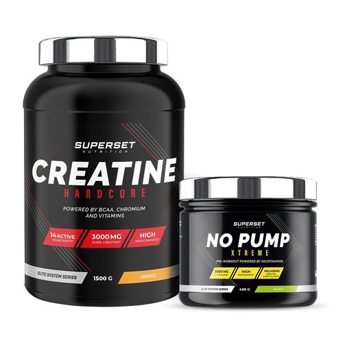 Programme Volume Et Force - Créatine Hardcore Orange - No Pump Xtreme Mojito 