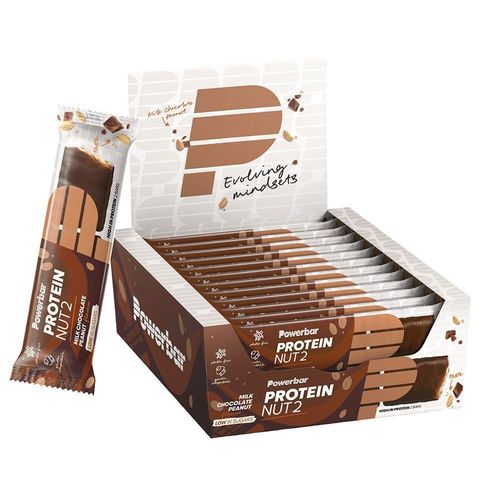 Boîte De Protein Nut2 (12x45g)|Chocolate Peanut Butter|Barres Protéinées|Powerbar 