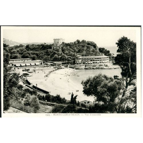 Carte Postale N°1503, Monte-Carlo Beach, Vue D'ensemble