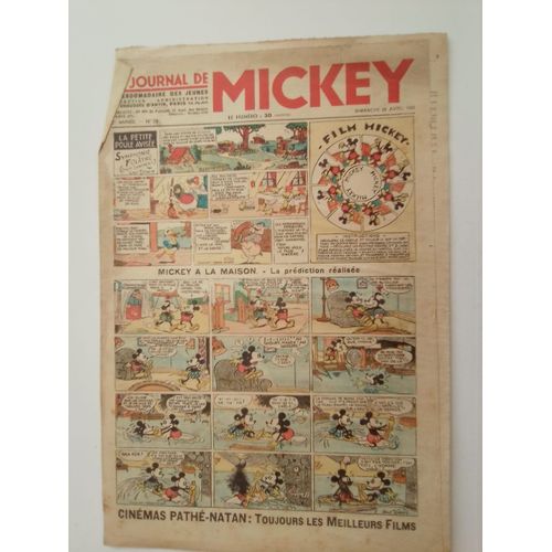 Le Journal De Mickey Avant Guerre N° 28 - 28 Avril 1935