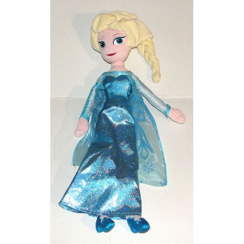 Peluche La Reine Des Neiges Elsa Poupée Frozen Disney 50 Cm