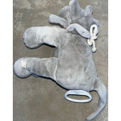 Doudou Peluche Lola Grise Noukie¿S Musicale Jouet Boîte À Musique Bébé Noukies