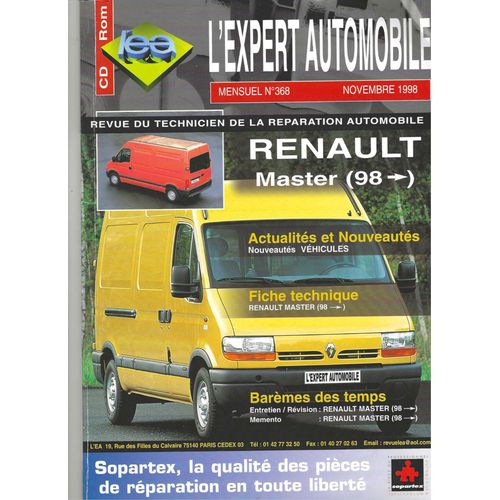 Revue Technique Expert Renault Master Diesel Depuis 98