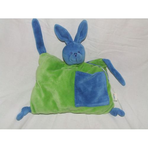 Lapin Air France Vert Bleu Semi Plat