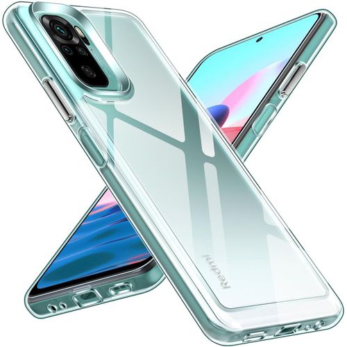 Anti-Jaunissement Clair Coque Pour Xiaomi Redmi Note 10s / Poco M5s / Redmi Note 10 4g, [Protection Militaire] Mince Transparent Étui De Protection En Silicone Antichoc Rigide Pc Bumper Housse