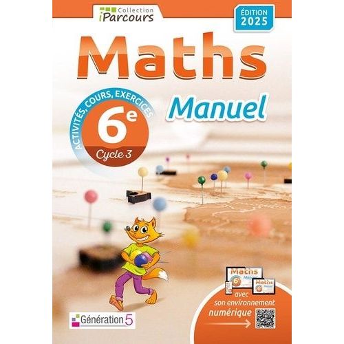 Maths 6e Iparcours - Manuel