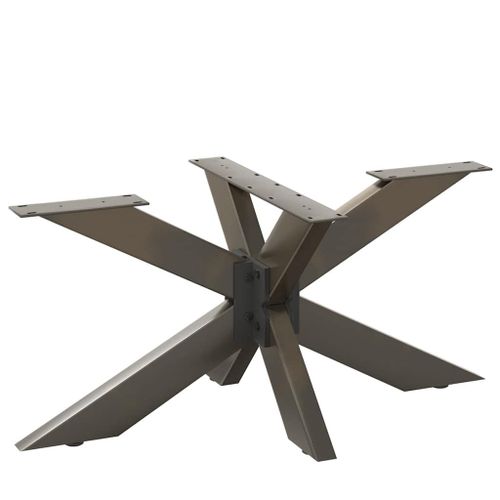 Vidaxl Pied De Table À Manger Forme D'araignée 98x58x(42-43) Cm