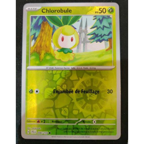 Pokémon Chlorobule Reverse 006 / 159 Aventures Ensemble Ev09