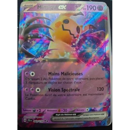 Pokémon Mimiqui Ex 069 / 159 Aventures Ensemble Ev09