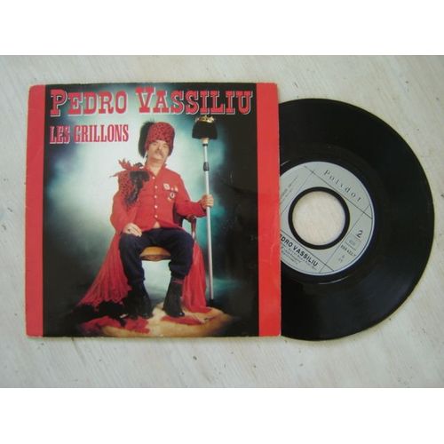 Disque 45 Tours //Pierre (Pedro" Vassiliu "Les Grillons/Salsa Express *1989