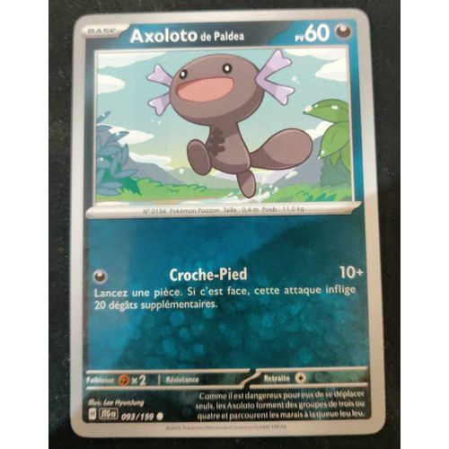 Pokémon Axoloto De Paldea 093 / 159 Aventures Ensemble Ev09
