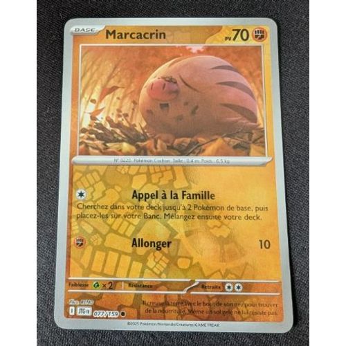 Pokémon Marcacrin Reverse 077 / 159 Aventures Ensemble Ev09