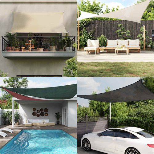 Vidaxl Voile D'ombrage 160 G/M² Triangulaire Orange 5x5x5 M Pehd