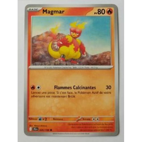 Pokémon Magmar 020 / 159 Aventures Ensemble Ev09