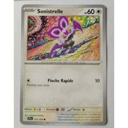 Pokémon Sonistrelle 127 / 159 Aventures Ensemble Ev09
