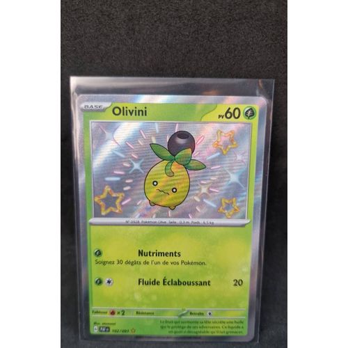 Carte Pokemon Olivini 102/091