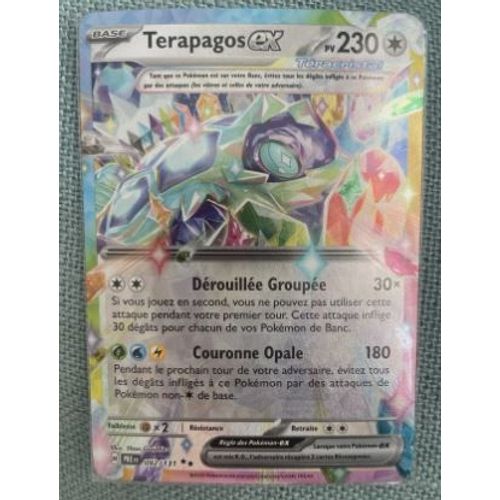 Pokémon Terapagos Ex 092 / 131 Évolution Prismatiques Ev8.5
