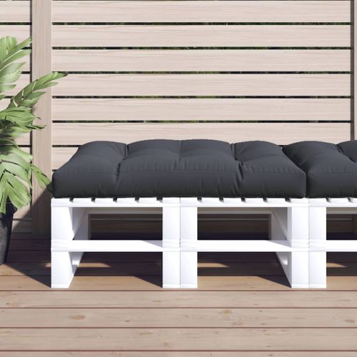 Vidaxl Coussin De Palette Anthracite 120x80x12 Cm Tissu