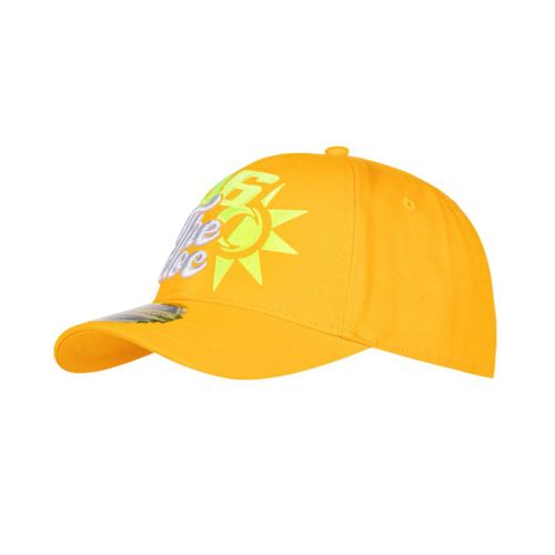 Casquette Sun Moon Vr46 Moto Gp Officiel Adulte Taille Unique Orange