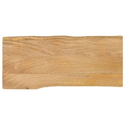 Vidaxl Dessus De Table 100x40x2,5 Cm Bord Vivant Bois Massif Manguier