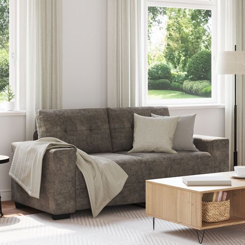 Vidaxl Marron Cuir Synthétique Grand Durable Canapé Rectangulaire