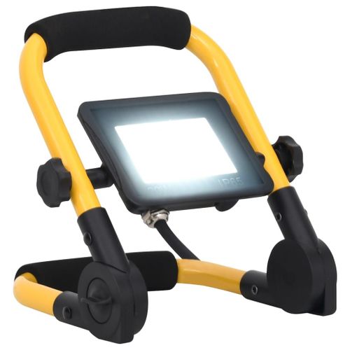 vidaXL Projecteur à LED avec poignée 20 W Blanc froid