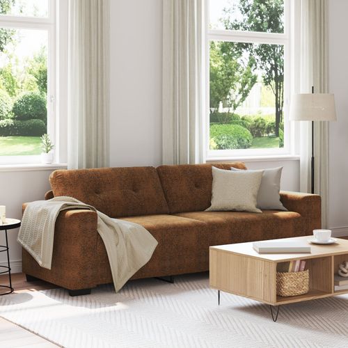Vidaxl Marron Tissu Standard Modulaire Canapé Marron Rectangulaire