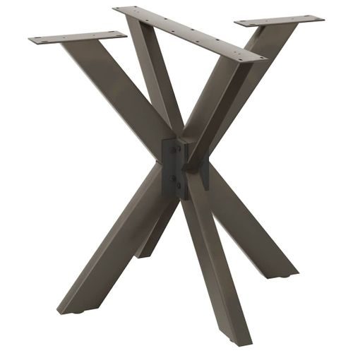Vidaxl Pied De Table À Manger Forme D'araignée 85x85x(72-73) Cm