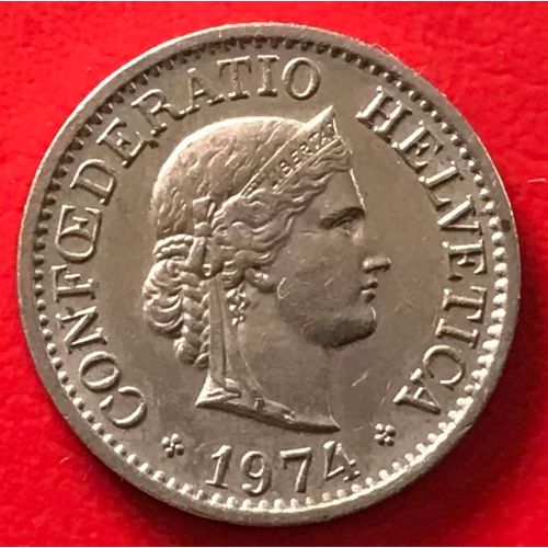 10 Centimes - Libertas - 1974 - Suisse