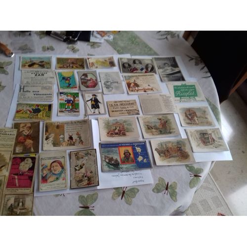 Lot De Cartes Anciennes Concernant La Publicité