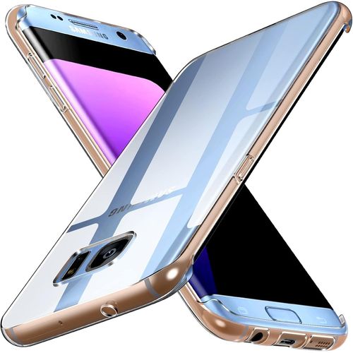 Clair Coque Pour Samsung Galaxy S7 Edge, Ultra Transparent Étui De Protection En Silicone Antichoc, Mince Souple Tpu Shock-Absorption Anti-Rayures Bumper Housse