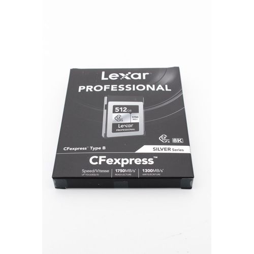 Carte mémoire CFexpress Type B LEXAR PROFESSIONAL 512Gb 1750Mb/s